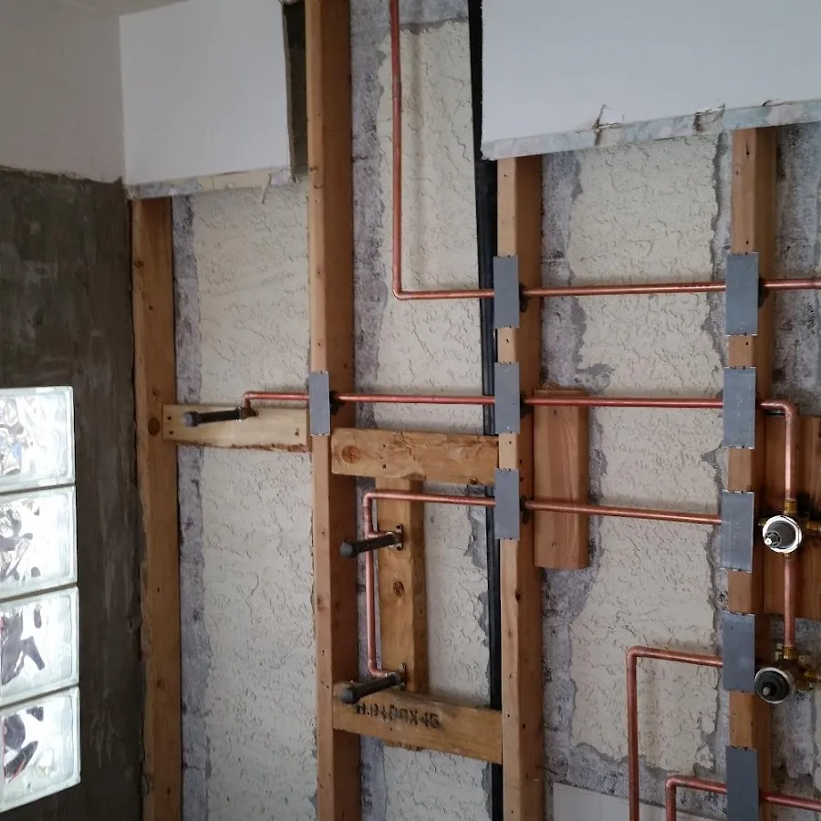 Copper pipe installation for Repiping in Jamestown